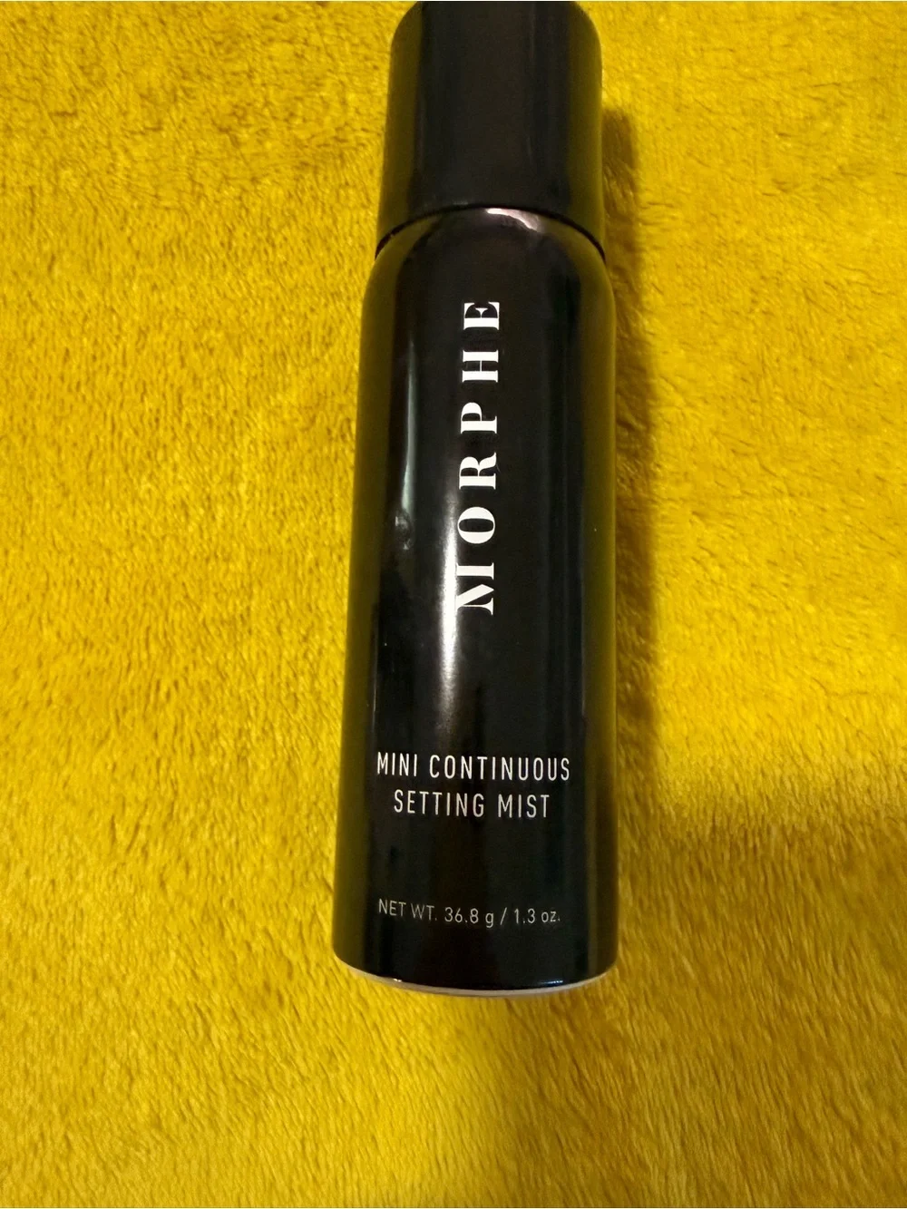 Morphe Mini Continuous Setting Mist — Black with White Logo
